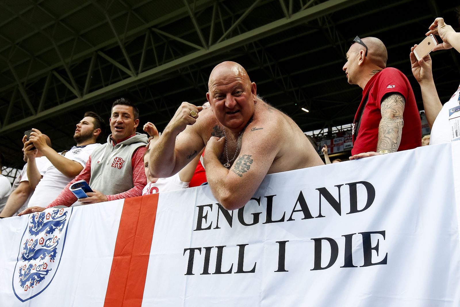 The most photographed England fan ever