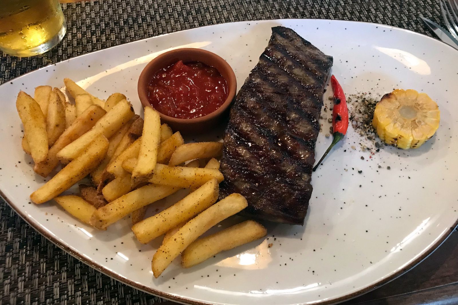 Steak and chips have never tasted so good