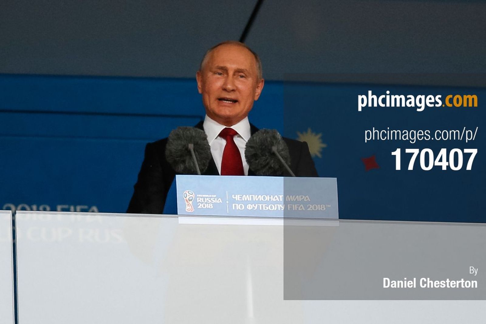 Russian President Vladimir Putin addresses the world