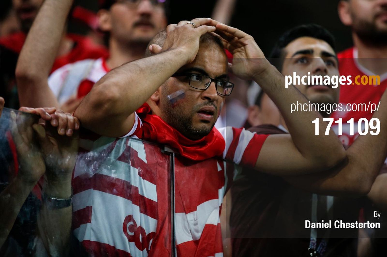 A Tunisia fan can’t take any more