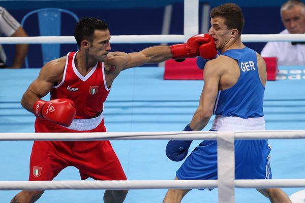 Men's Light Welter boxing during the 1st European Games in Baku