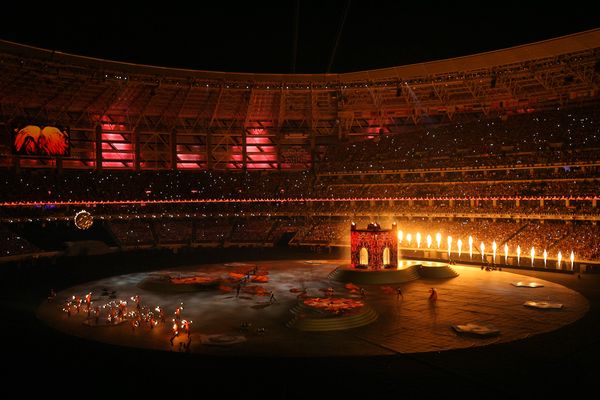 A general view of the Closing Ceremony
