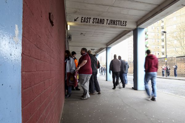 Fans enter the East Stand