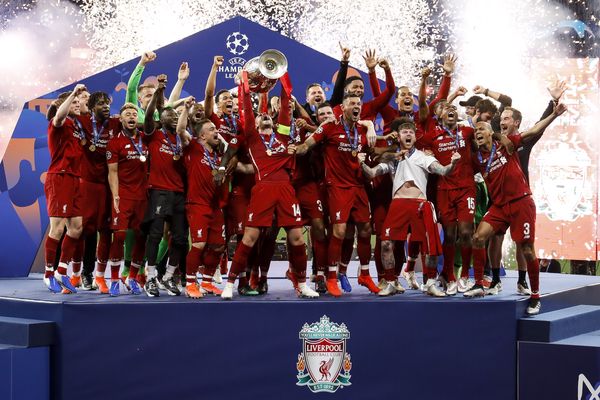 Liverpool lift the Champions League trophy in Madrid