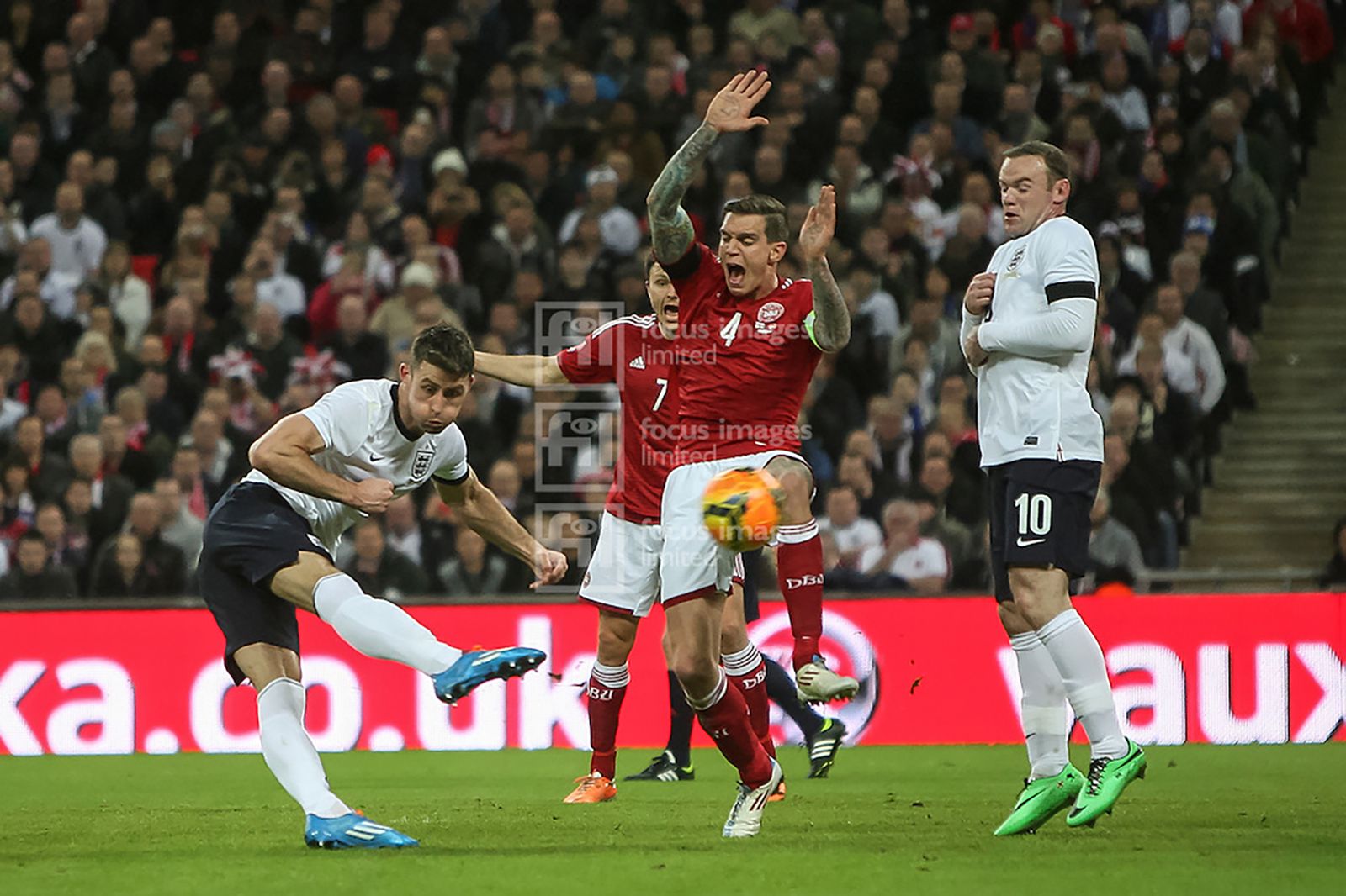 Cary Cahill blazes a shot over the bar