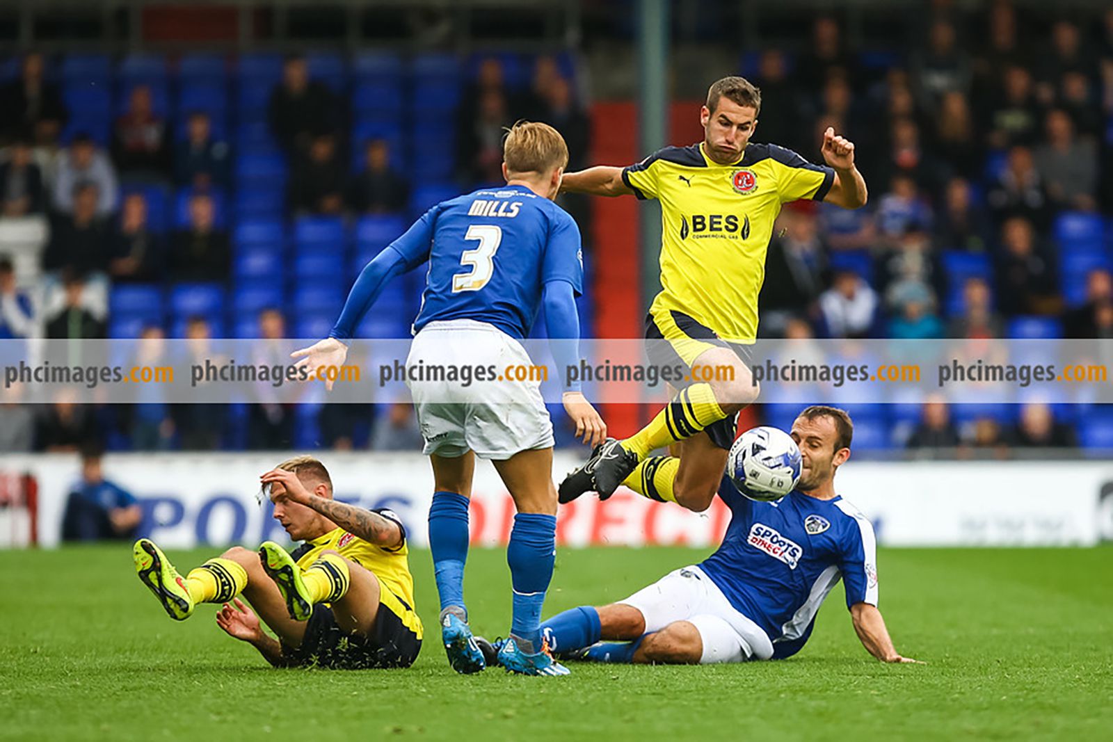 Fleetwood’s Matty Blair jumps a challenge