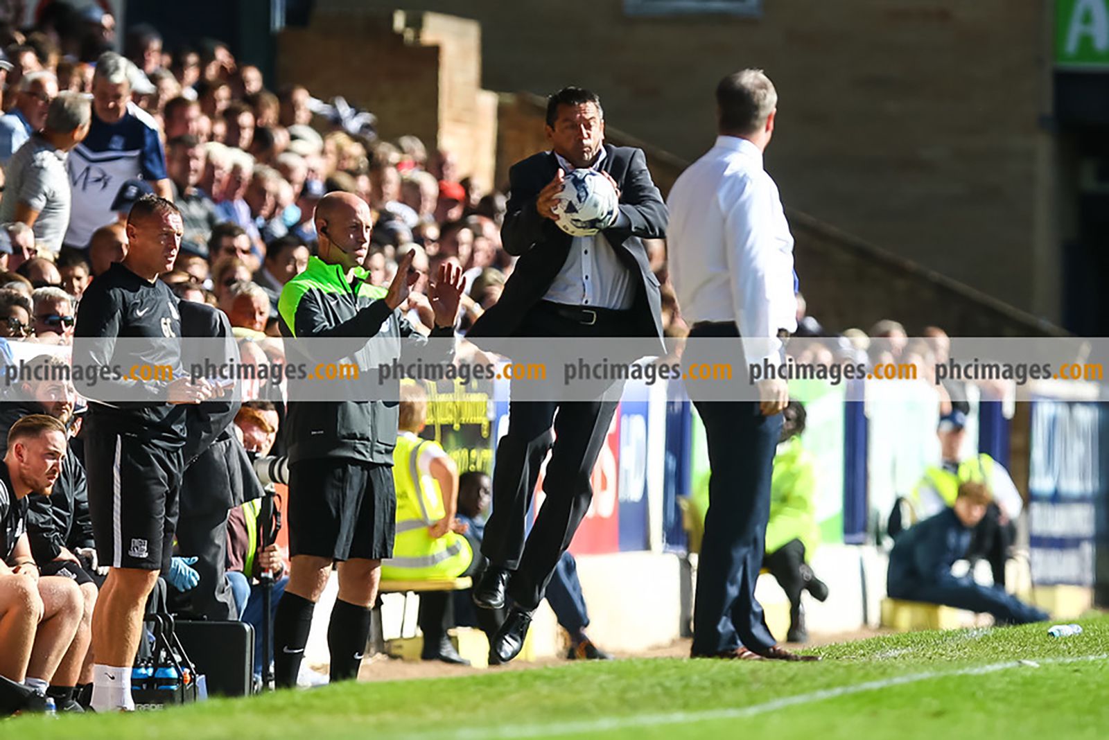 Phil Brown catches a loose ball