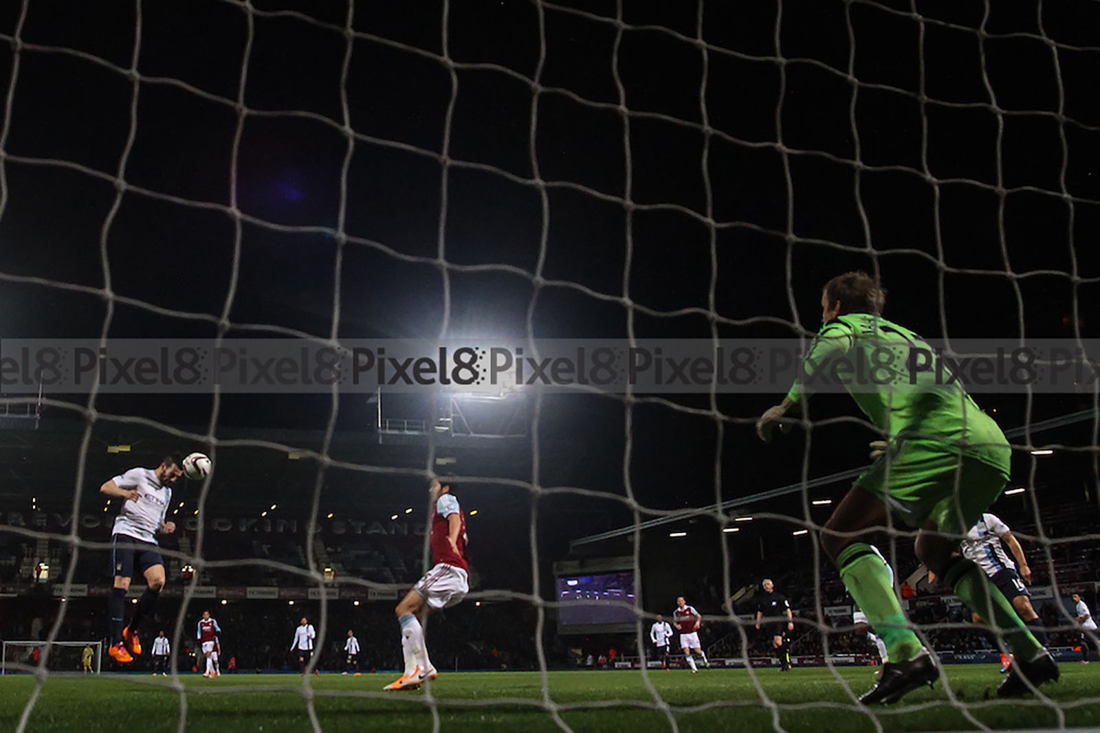 Negredo heads in his side’s first goal